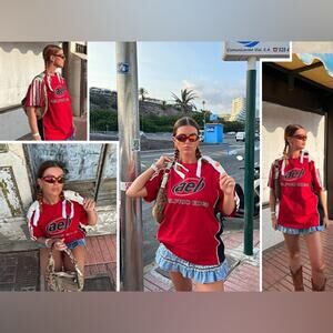 Aelfric Eden Red and Black Short Sleeve Tees